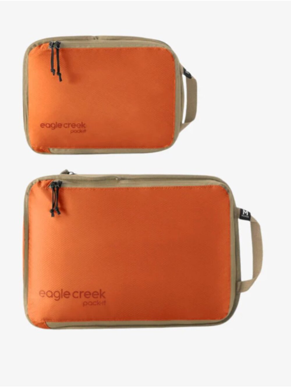 NWT: EAGLE CREEK Pack It Compression Cube Set S/M - Packing Pro, color: Mandarin